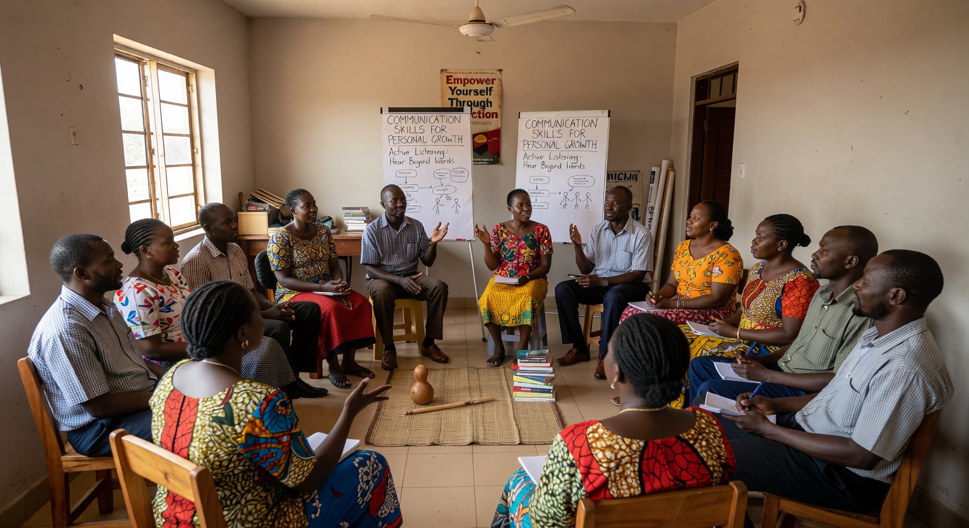 Communication skills workshop in Uganda
