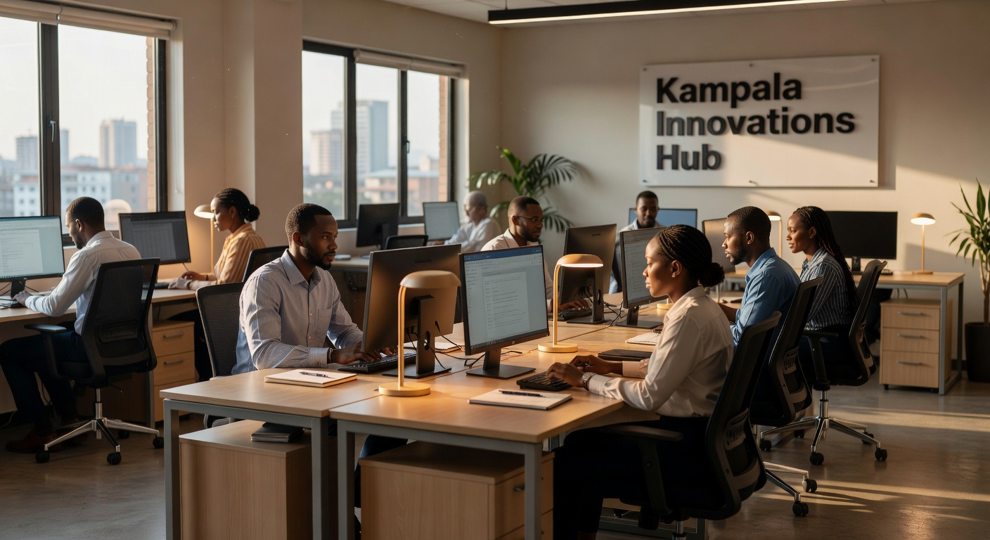 Our Kampala office environment